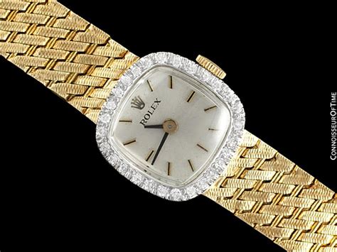 vintage rolex diamond ladies watch